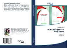 Capa do livro de Dictionary of Hotel Operations 