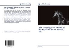 Capa do livro de Zur Tropologie des Pferdes in der Literatur des 19. und 20. Jhs. 