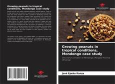 Buchcover von Growing peanuts in tropical conditions, Mondongo case study