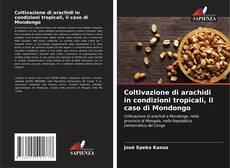 Обложка Coltivazione di arachidi in condizioni tropicali, il caso di Mondongo