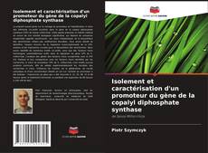 Buchcover von Isolement et caractérisation d'un promoteur du gène de la copalyl diphosphate synthase