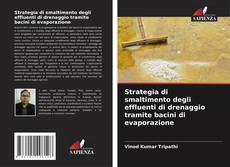 Portada del libro de Strategia di smaltimento degli effluenti di drenaggio tramite bacini di evaporazione