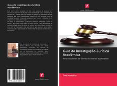 Guia de Investigação Jurídica Académica kitap kapağı