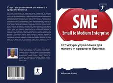 Portada del libro de Структура управления для малого и среднего бизнеса