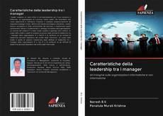 Buchcover von Caratteristiche della leadership tra i manager