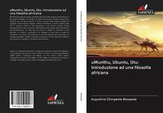 Capa do livro de uMunthu, Ubuntu, Utu: Introduzione ad una filosofia africana 