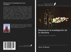 Avances en la investigación de la citicolina kitap kapağı