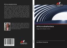 Africa subsahariana kitap kapağı