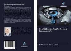 Counseling en Psychotherapie Programma's kitap kapağı