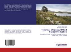 Capa do livro de Technical Efficiency Of Red Pepper Production 