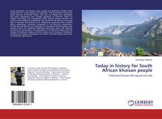 Copertina di Today in history for South African khoisan people
