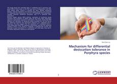 Buchcover von Mechanism for differential desiccation tolerance in Porphyra species