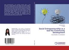 Bookcover of Social Entrepreneurship as a tool for Community Development