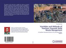 Buchcover von Variables and Attitude of Teachers Towards Solid Waste Mangement