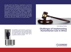 Buchcover von Challenges of Implementing Humanitarian Law in Africa