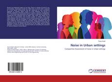 Buchcover von Noise in Urban settings