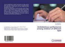 Borítókép a  Ambidextrous performance among children of different ages - hoz