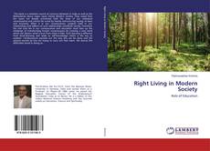 Buchcover von Right Living in Modern Society