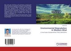 Buchcover von Environmental Degradation in Western Ghat