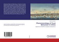 Обложка Phenomenology of Trust Behaviour in China