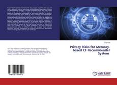 Buchcover von Privacy Risks for Memory-based CF Recommender System