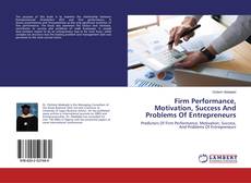 Copertina di Firm Performance, Motivation, Success And Problems Of Entrepreneurs
