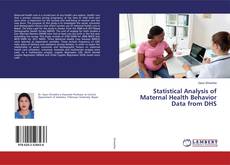 Bookcover of Statistical Analysis of Maternal Health Behavior Data from DHS