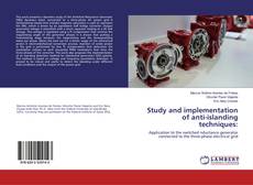 Copertina di Study and implementation of anti-islanding techniques: