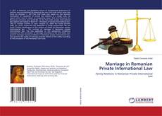 Marriage in Romanian Private International Law kitap kapağı