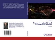 Portada del libro de Theory of probability and mathematical statistics