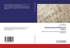 Bookcover of Mathematical Methods. Part 2