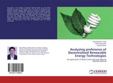 Bookcover of Analyzing preference of Decentralized Renewable Energy Technologies