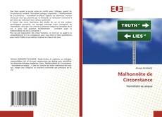 Buchcover von Malhonnête de Circonstance