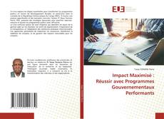 Buchcover von Impact Maximisé : Réussir avec Programmes Gouvernementaux Performants