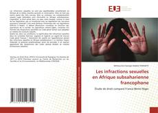 Buchcover von Les infractions sexuelles en Afrique subsaharienne francophone