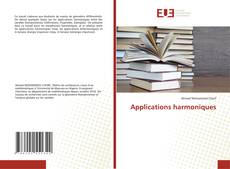 Portada del libro de Applications harmoniques