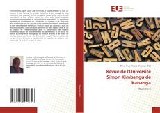 Couverture de Revue de l'Université Simon Kimbangu de Kananga