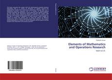 Portada del libro de Elements of Mathematics and Operations Research