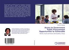 Copertina di Access to Government Public Procurement Opportunities to Vulnerable