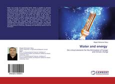 Copertina di Water and energy
