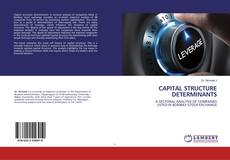 Buchcover von CAPITAL STRUCTURE DETERMINANTS