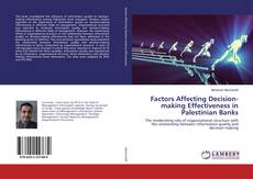 Buchcover von Factors Affecting Decision-making Effectiveness in Palestinian Banks