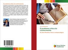 Buchcover von O problema crítico do conhecimento