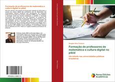 Copertina di Formação de professores de matemática e cultura digital no pibid