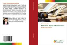 Copertina di Temas de Direito Internacional