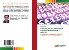 Обложка Compêndios Sobre Gestão e Contabilidade Volume III - Análises