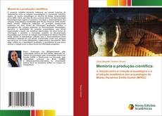 Memória e produção científica: kitap kapağı
