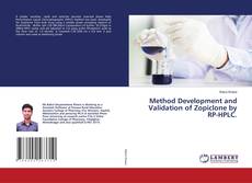 Buchcover von Method Development and Validation of Zopiclone by RP-HPLC.
