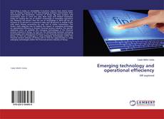 Buchcover von Emerging technology and operational effieciency