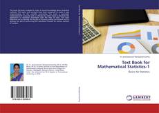 Text Book for Mathematical Statistics-1 kitap kapağı